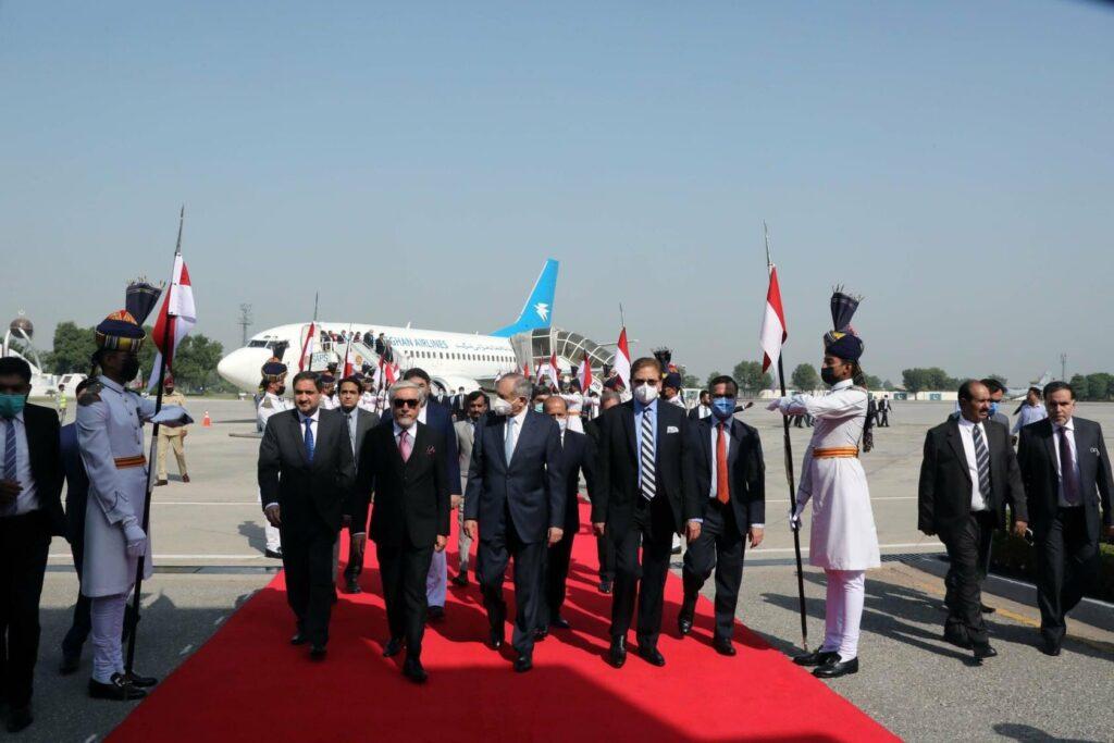 Abdullah reaches Islamabad for key talks