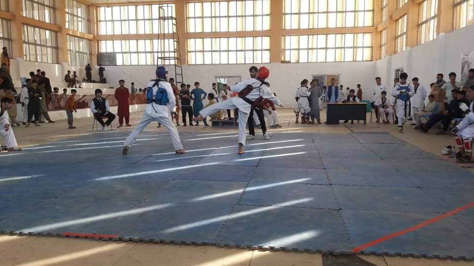 مسابقات تکواندو میان ۱۲ تیم در پروان به منظور تیم منتخب راه اندازی شد