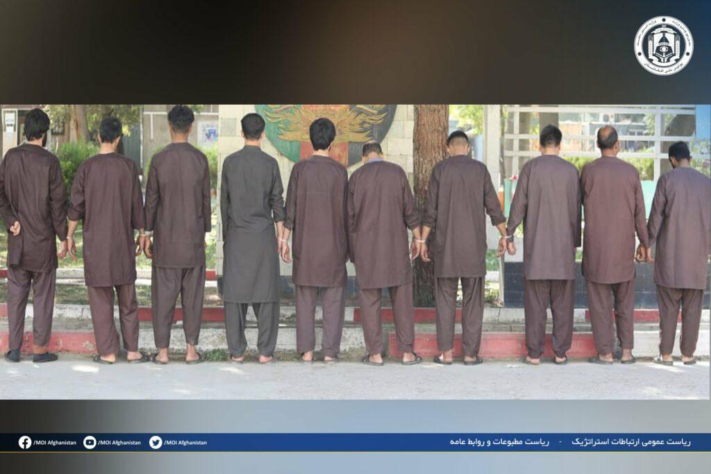 In 48 hours, Kabul police nab 10 crime suspects
