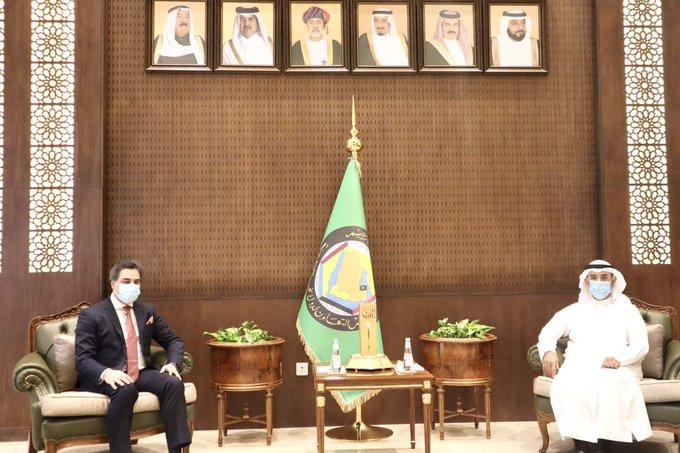 GCC chief receives Afghan envoy to Saudi Arabia
