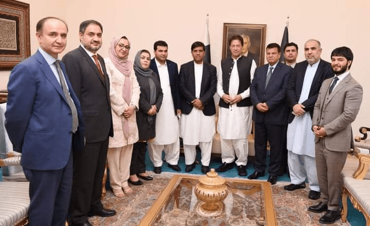 Khan vows support for Afghan peace process