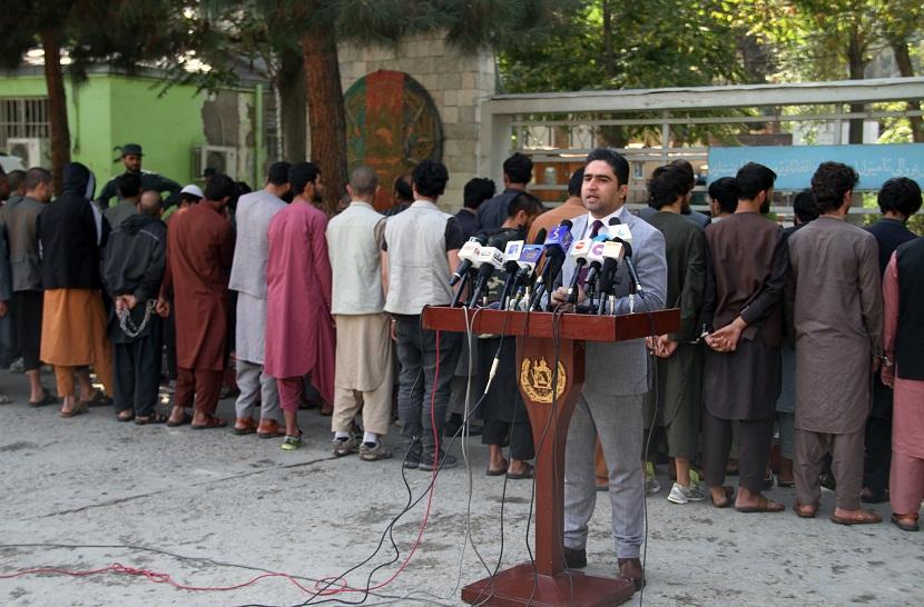 وزارت داخله: طى یک ماه در پیوند به ۱۴۵۵ رویداد جرمی۱۲۸۱ تن بازداشت شده اند