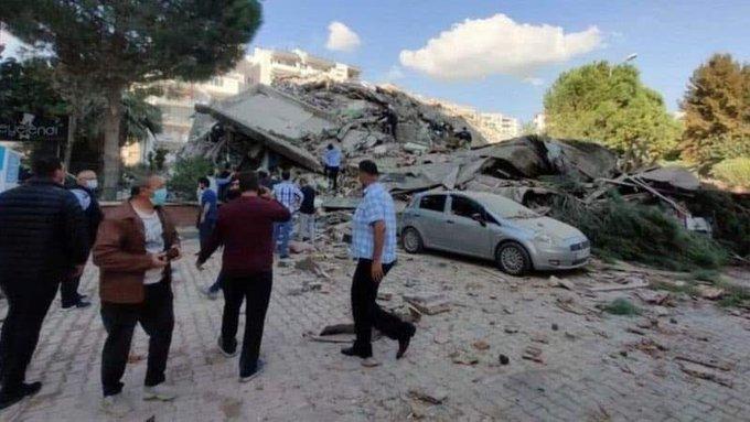 در اثر زمین لرزه در یونان و ترکیه ده ها تن کشته و زخمی شدند