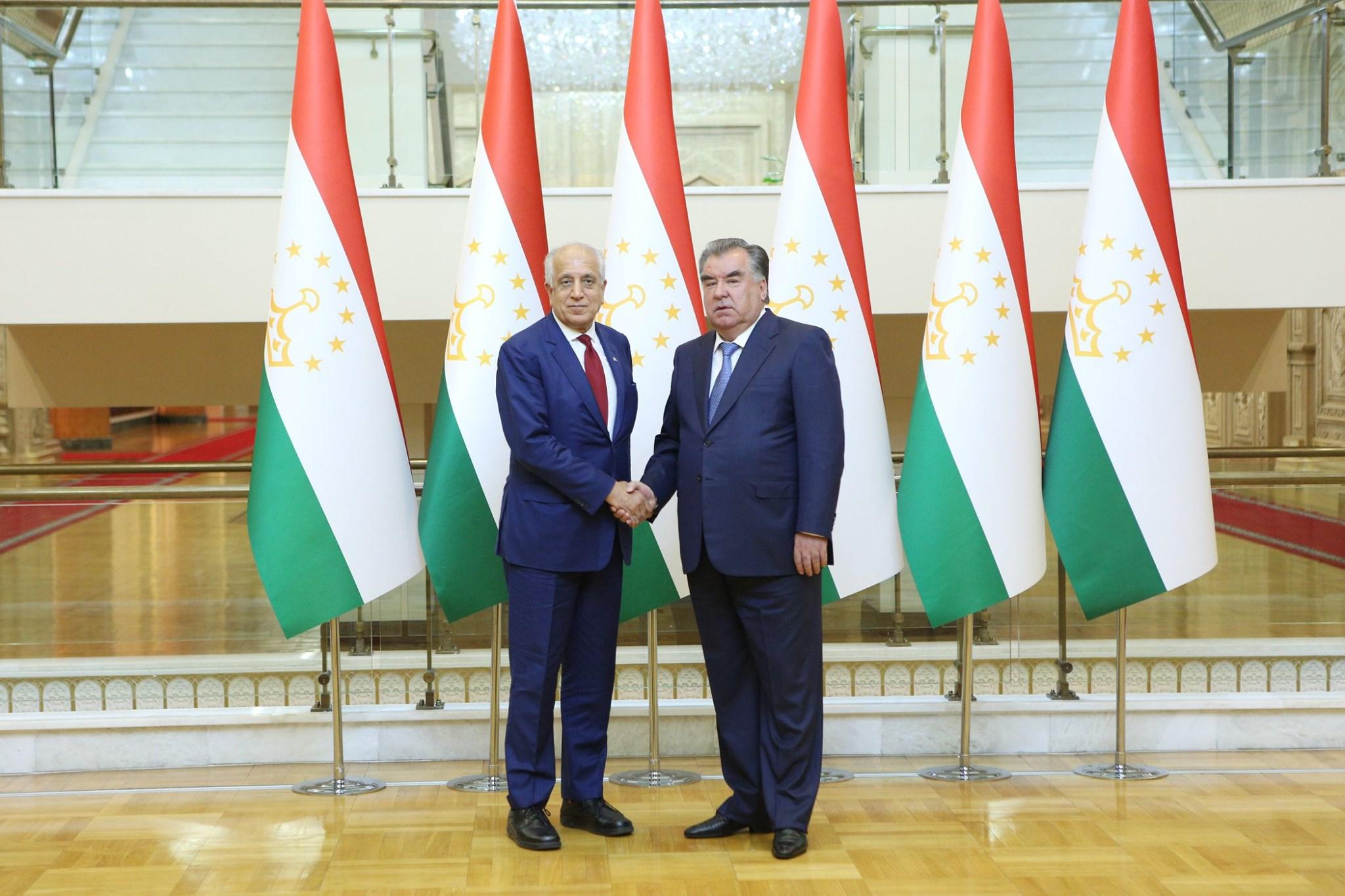 Khalilzad, Tajikistan President Rahmon