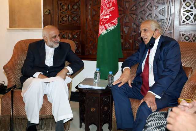Khalilzad, Stanekzai discuss peace process