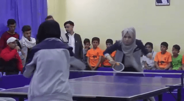 دختر تينس کار در جوزجان در مسابقات دوستانه اشتراک کردند