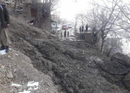 Mountain slide destroys house in Panjsher, no casualties