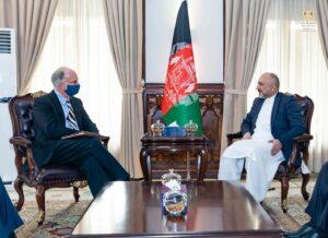 Atmar, Wilson talk challenges to peace talks