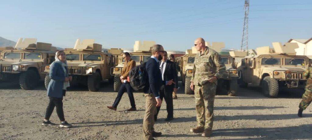 US donates military equipment to Afghans