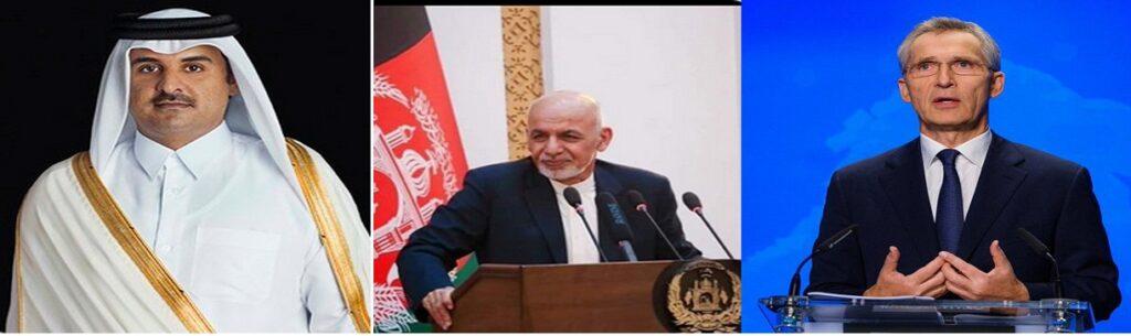 Ghani, Stoltenberg talk Afghan peace process