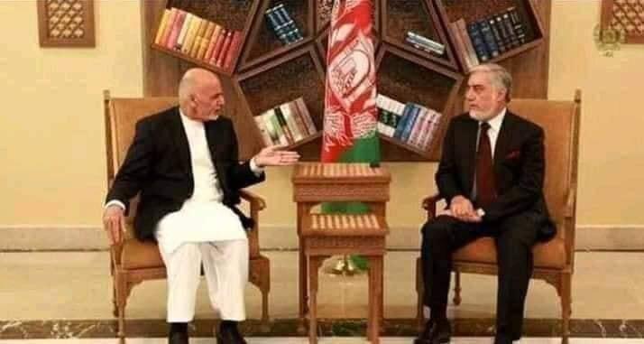 ملاقات غنی و عبدالله