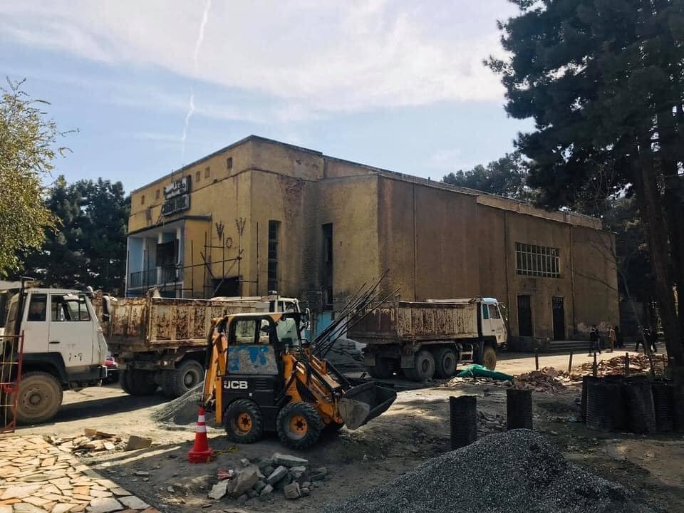 تخریب سینما پارک شهرنو کابل