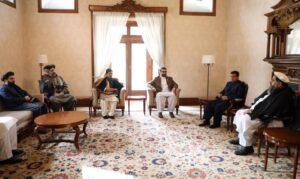 Mohib meets parliament speakers, members