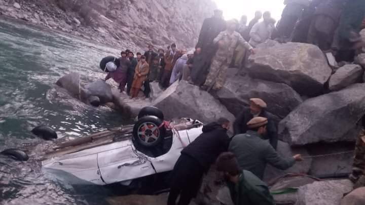 Badakhshan: 6 drown as vehicle falls into river