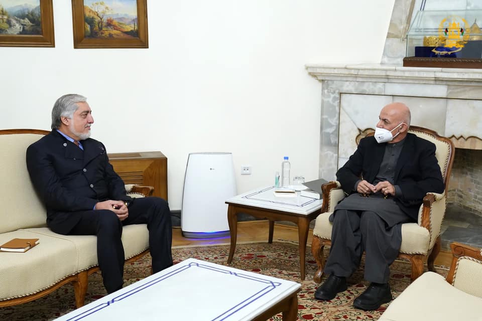 Ghani, Abdullah discuss future course of peace talks
