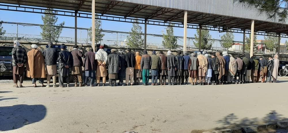 45 suspects captured in connection with criminal offenses in Balkh
