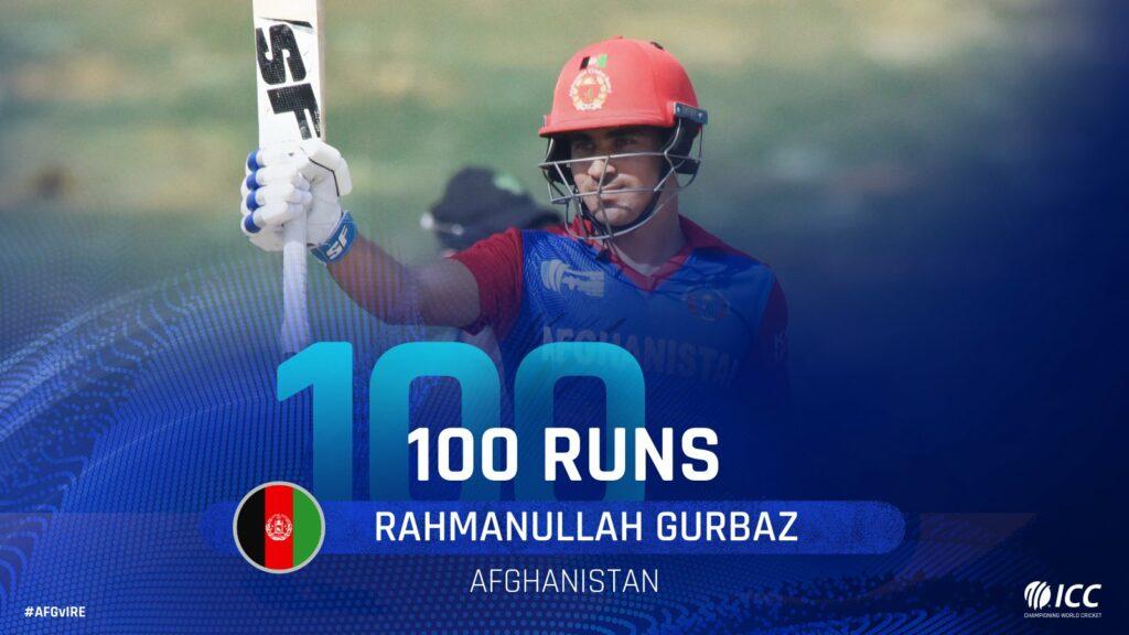 Gurbaz shines as Afghanistan beat Ireland in first ODI