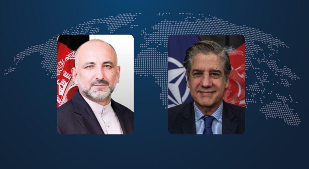 Atmar, Pontecorvo discuss Doha talks & NATO mission