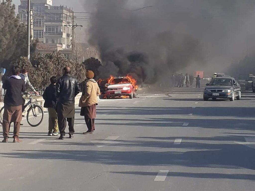 1 civilian killed, 4 wounded in Kabul explosions