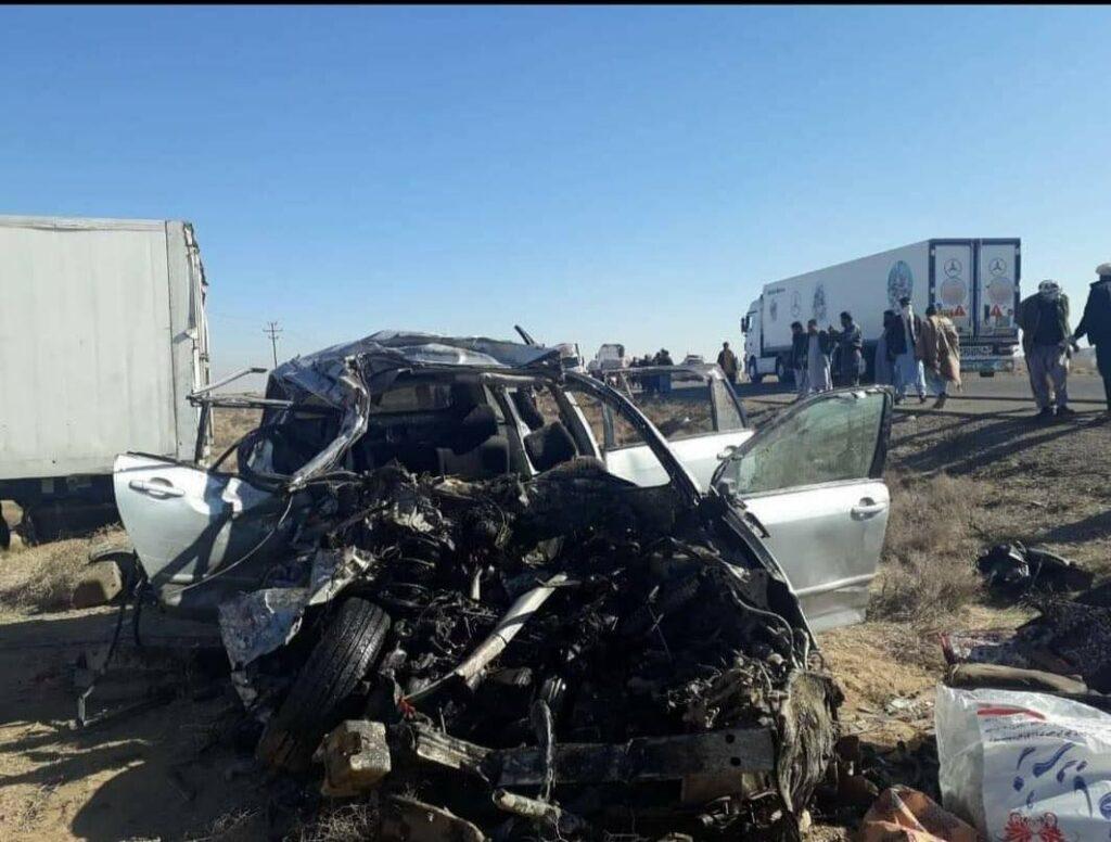 شش تن در حادثۀ ترافيکى در هرات جان باختند