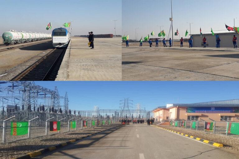 Aqina-Andkhoi railway line inaugurated, 3 projects signed