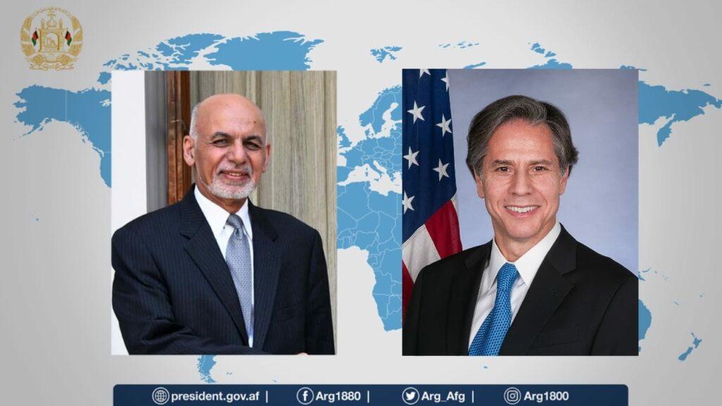 US secretary of state, Ghani discuss peace parley in  telephonic call