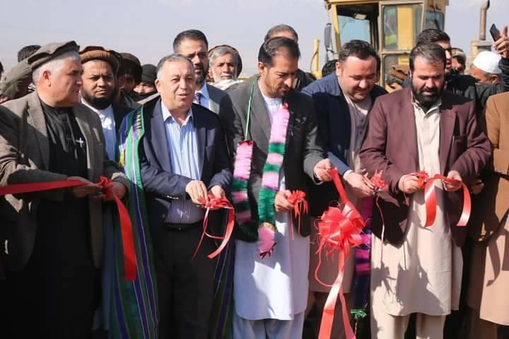 Construction work begins on 4-km road in Kabul