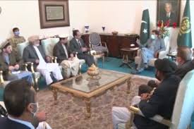 Khan underlines negotiated settlement to Afghan war