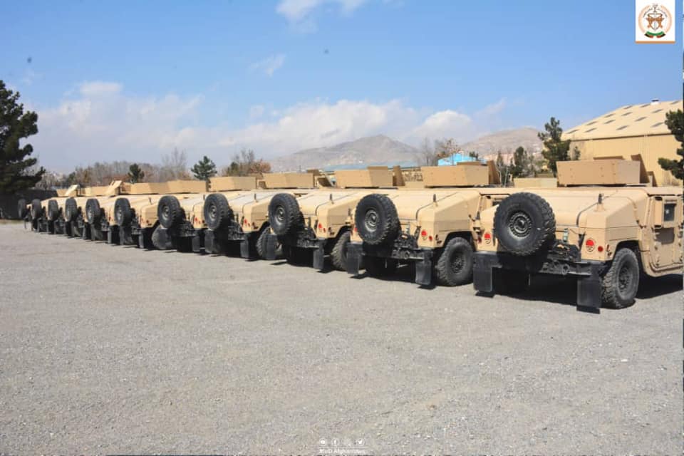 US assists Afghanistan with 640 military vehicles