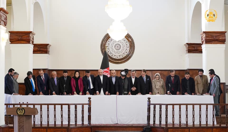 Strengthen democracy by working hard, Ghani tells ministers