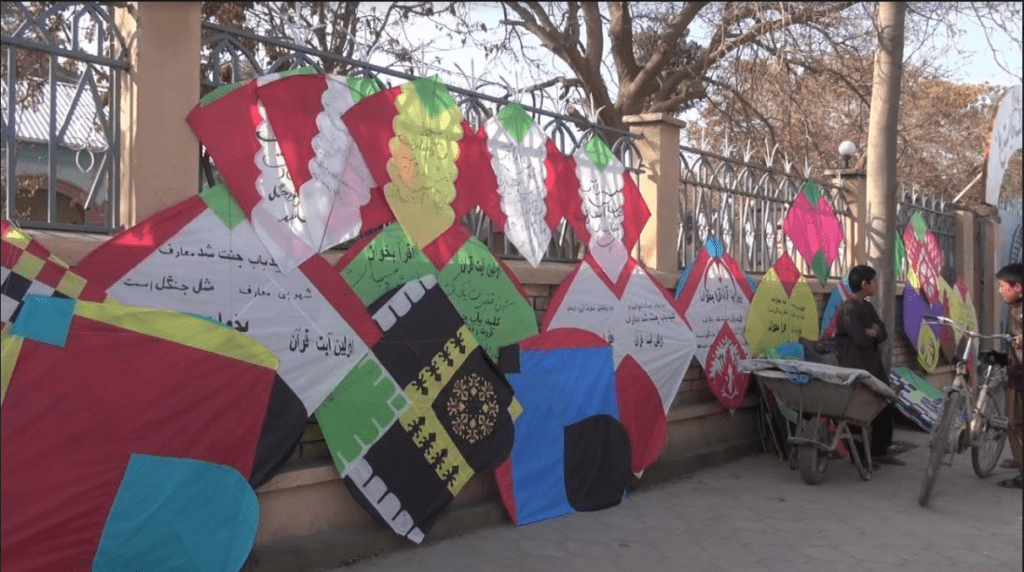 Kite show to encourage children education begins in Balkh
