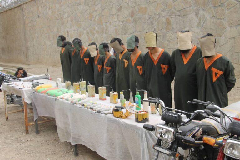 10-member militant group arrested in Kandahar