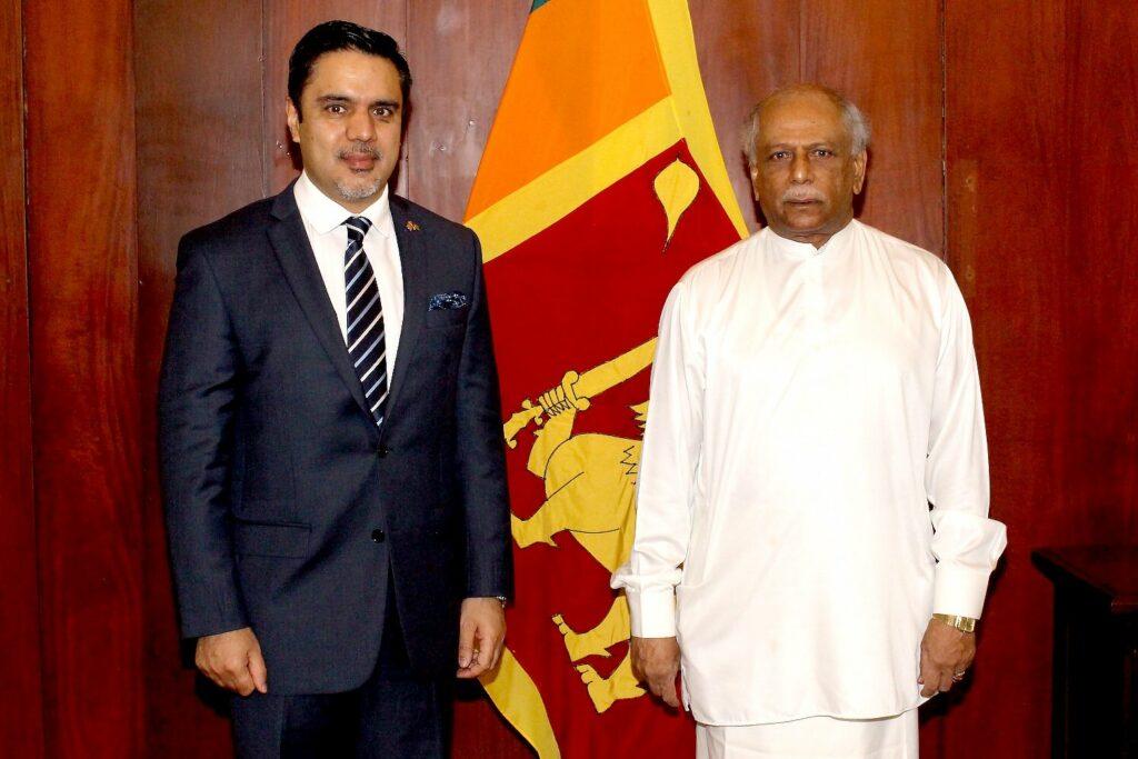 Haidari, SL FM discuss bilateral relations, peace process