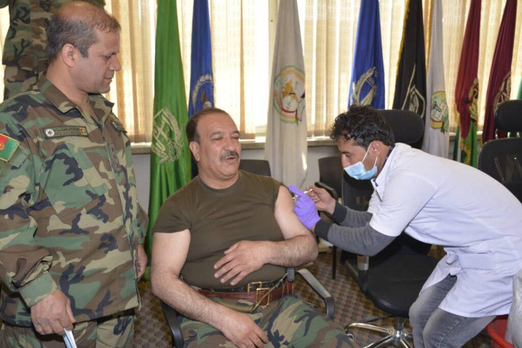 20,000 security forces receive Covid-19 vaccine