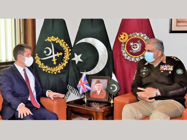 UK envoy, Gen. Bajwa discuss Afghan peace process
