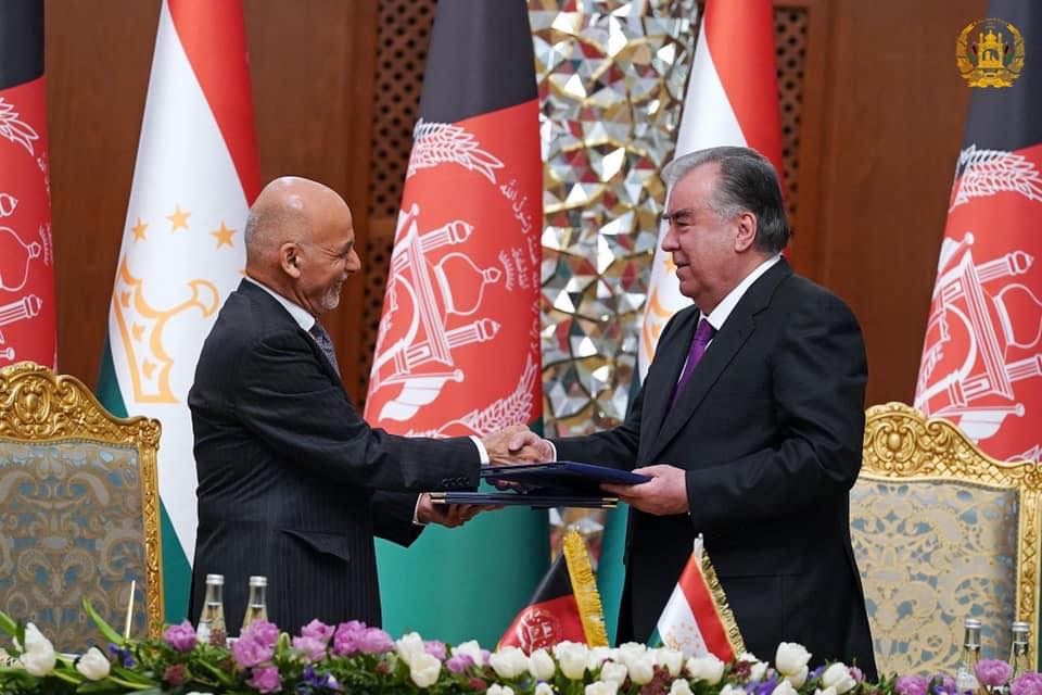 Afghanistan, Tajikistan sign cooperation MoUs