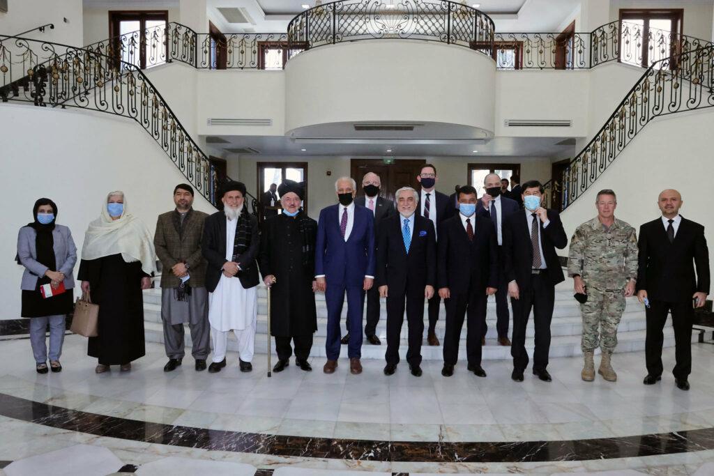 Khalilzad, Abdullah talk cut in violence, peace parleys