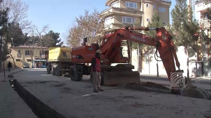 Newly-built Taimani streets dug up for water project