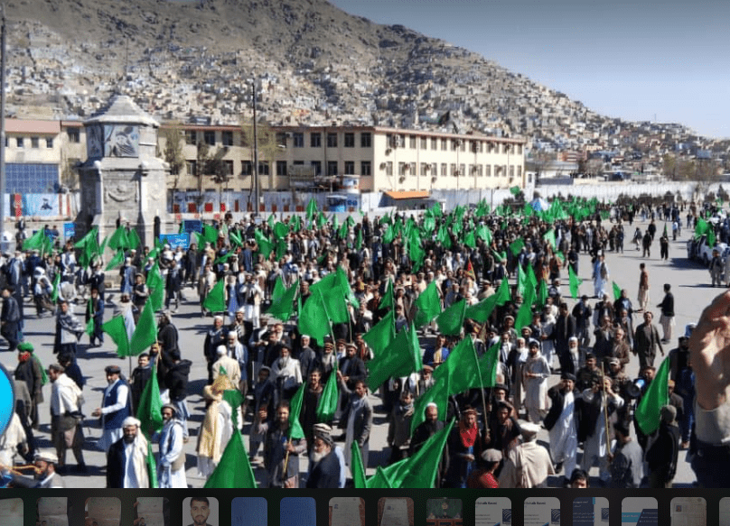 حزب اسلام مظاهره در کابل را آغاز کرد
