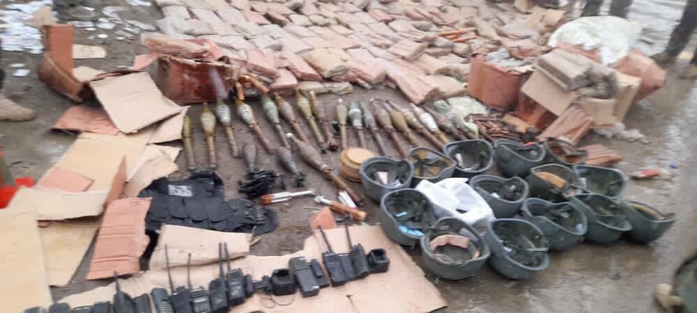 Large weapons cache destroyed in Behsud