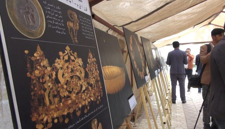 مزار کې د باختر ګنجينې او روضې انځوريز نندارتون جوړ شو