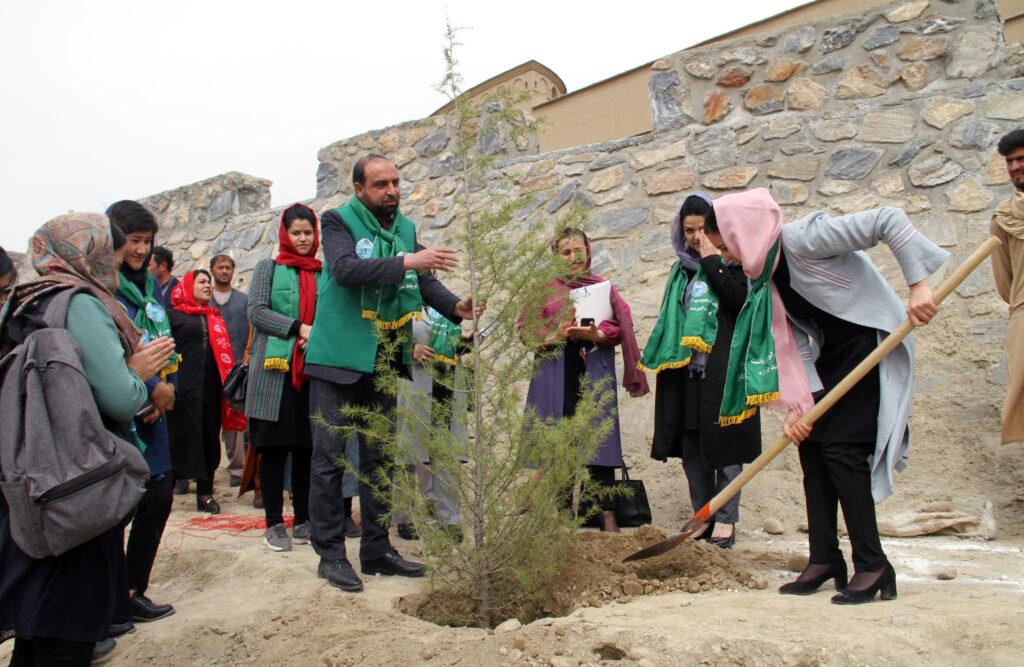 Women launch tree plantation drive in Kabul