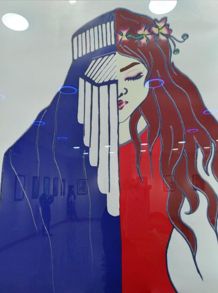 نمایشگاه نقاشی و گرافیک زیرنام “مثل یک زن” در هرات برگزار شد