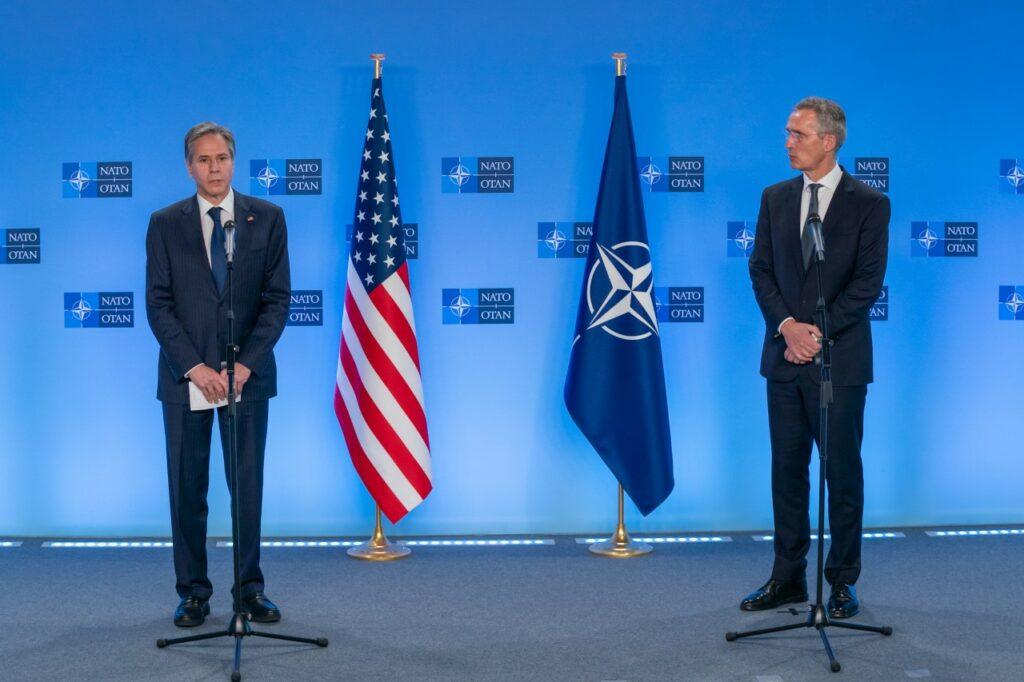 Will leave Afghanistan together, Blinken tells NATO
