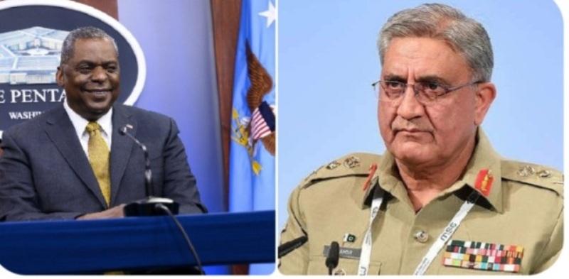 Austin, Bajwa talk US withdrawal from Afghanistan