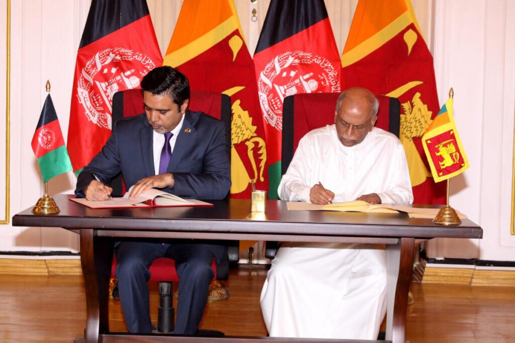 Kabul, Colombo ink MoU on deepening bilateral ties