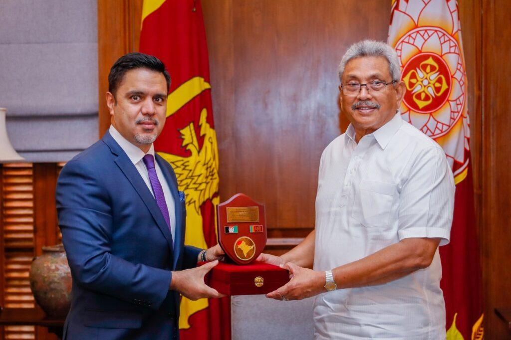 Haidari briefs Sri Lankan president on US troop pullout