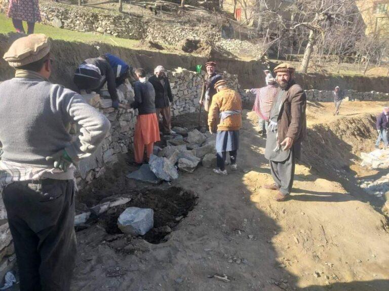 Panjshiris executing 2 projects on self-help basis