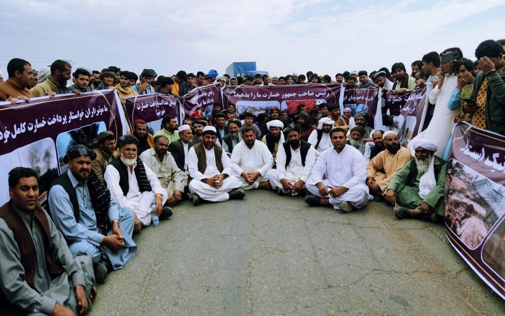 Protestors close key Herat roads for 2nd day