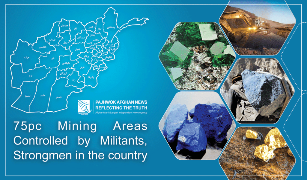 75pc of mining sites controlled by militants and strongmen